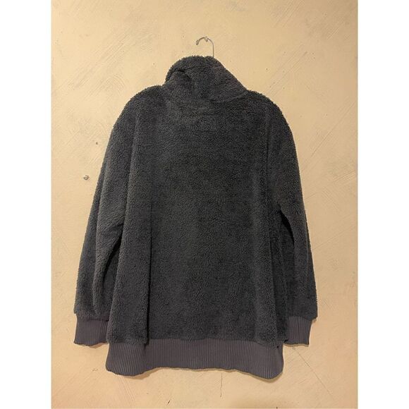 Member’s Mark Cozy Sherpa Fleece Black Pullover Sweater jacket Women’s Sz L - Picture 4 of 6